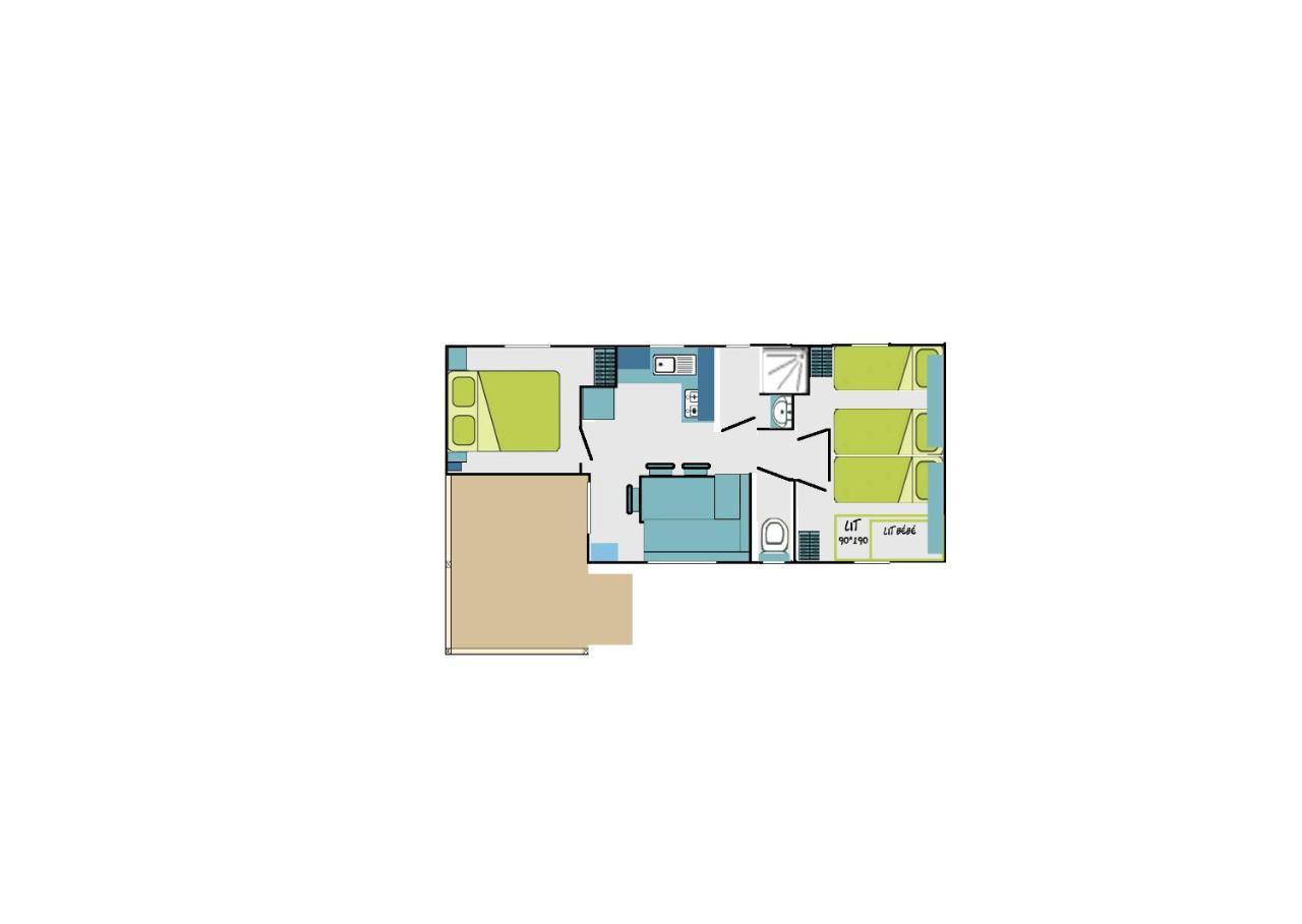 Camping L'Arada Parc Hotel Sonzay Luaran gambar